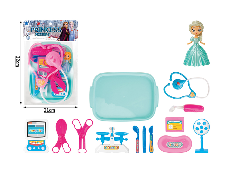 14PCS Snow Princess  Rescue Medical Equipment