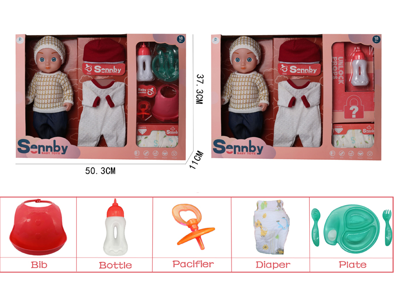 14 Inch Enamel Doll