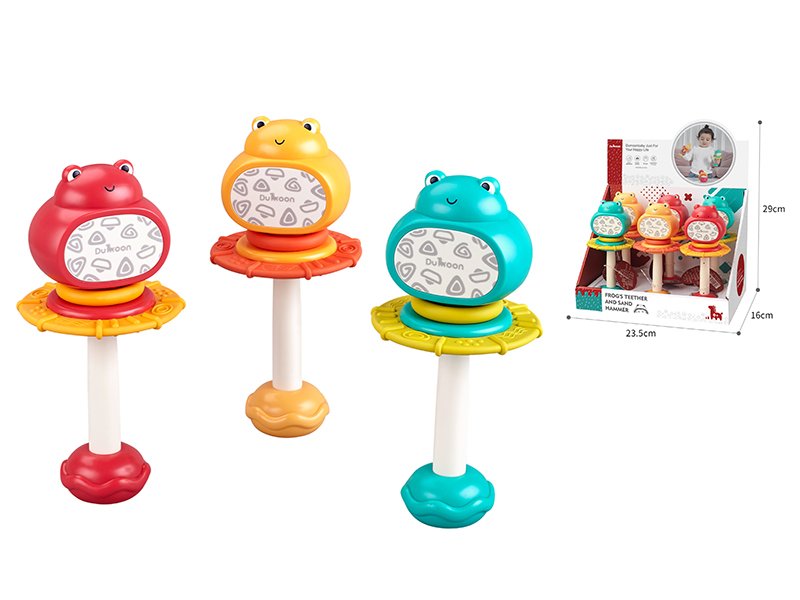 Teether Sand Hammer 6pcs/Box
