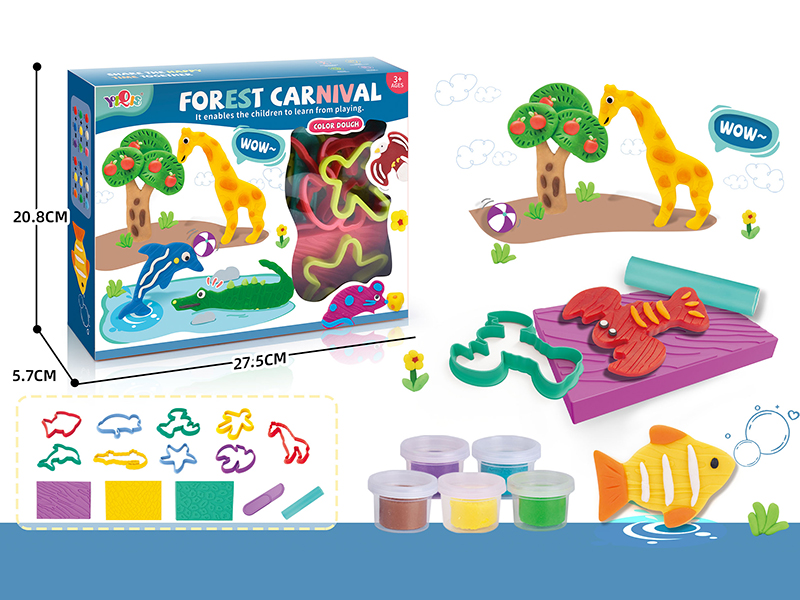 Animal Color Dough Set