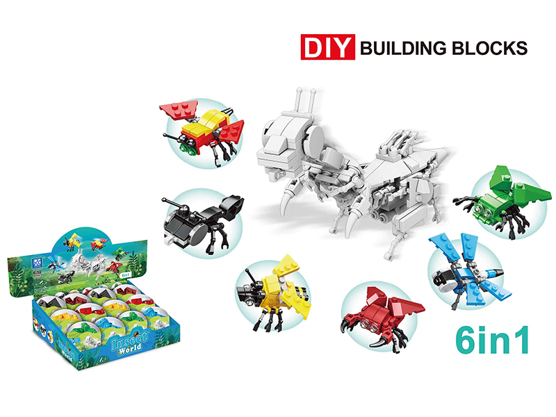 Insect World Building Blocks 12PCS/Box