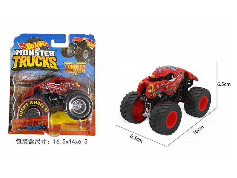 1:64 Slide Monster Truck
