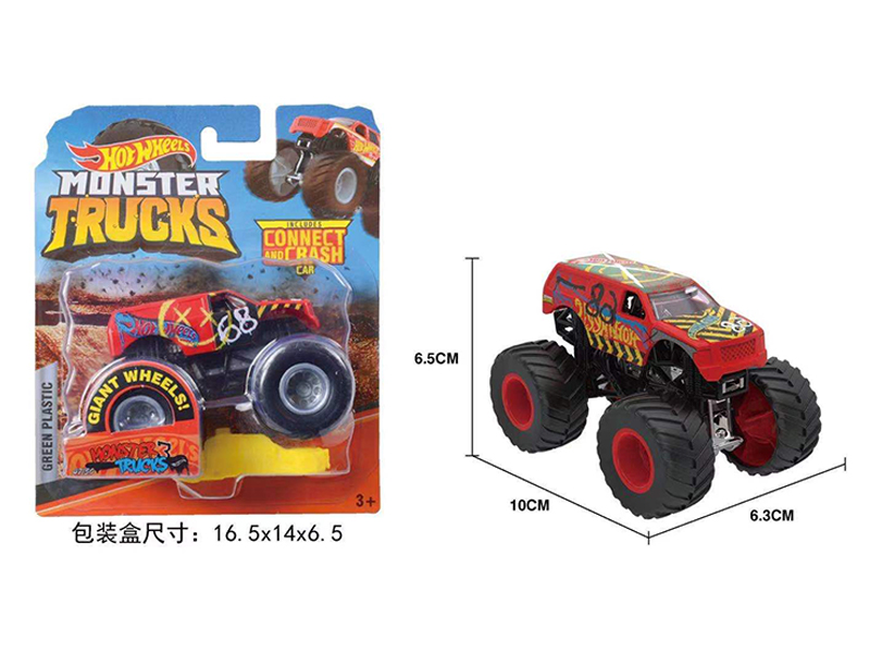 1:64 Slide Monster Truck