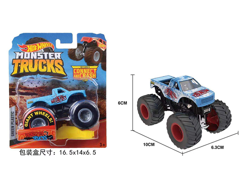 1:64 Slide Monster Truck