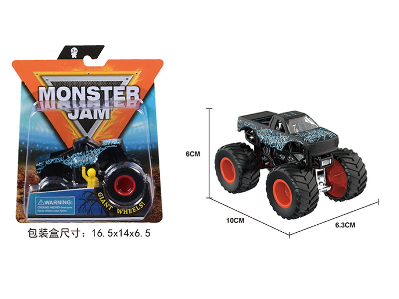 1:64 Slide Monster Truck