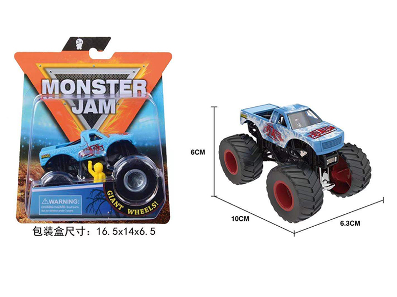 1:64 Slide Monster Truck