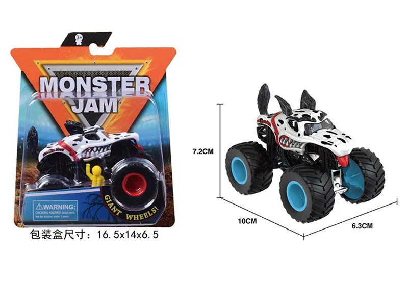1:64 Slide Monster Truck