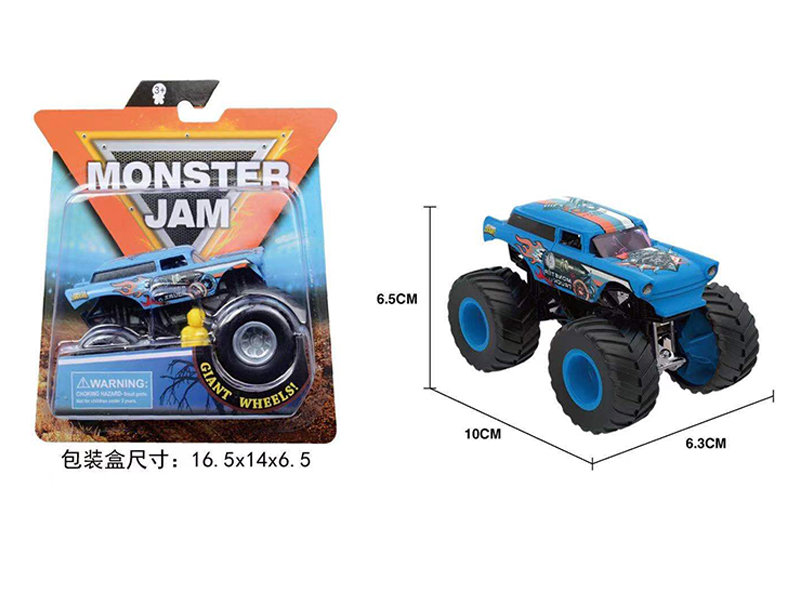 1:64 Slide Monster Truck