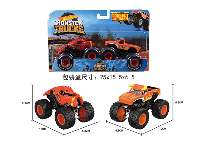 1:64 Slide Monster Truck