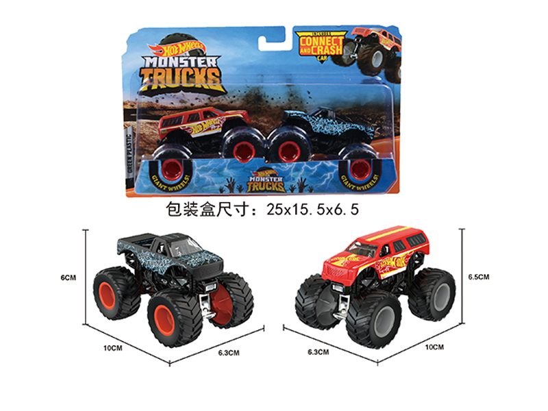 1:64 Slide Monster Truck