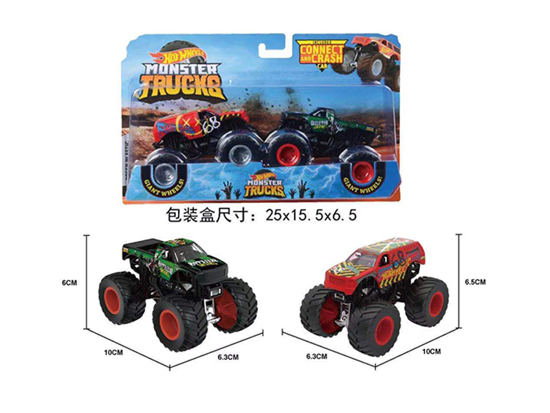1:64 Slide Monster Truck