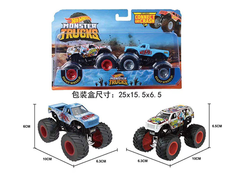 1:64 Slide Monster Truck