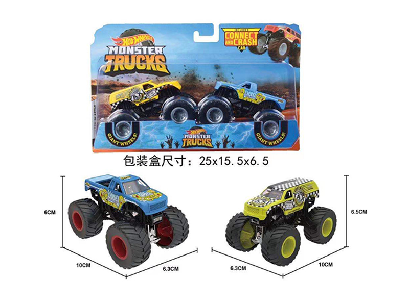 1:64 Slide Monster Truck