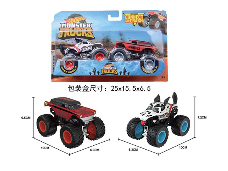1:64 Slide Monster Truck