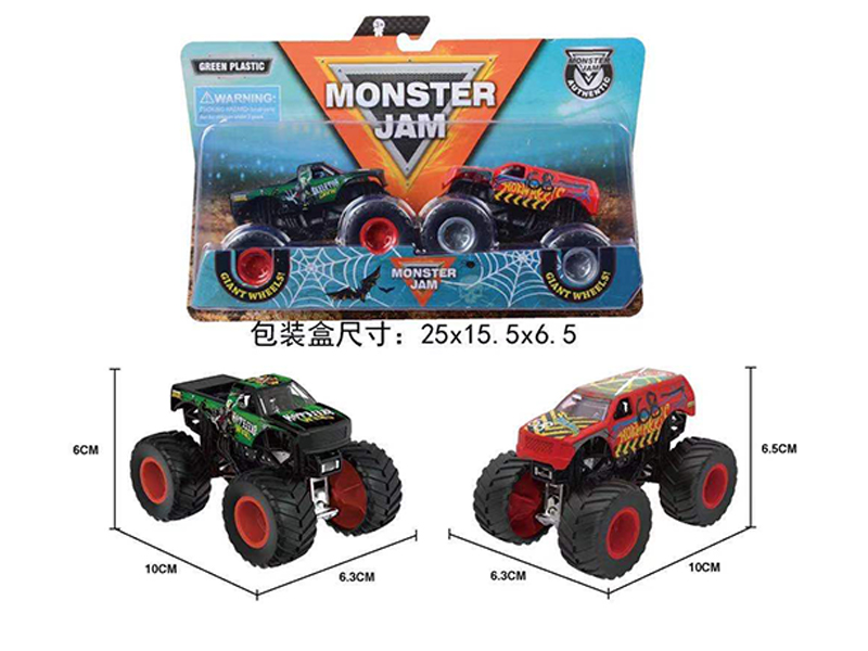 1:64 Slide Monster Truck