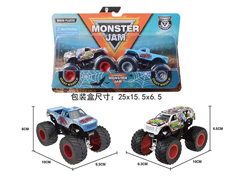 1:64 Slide Monster Truck