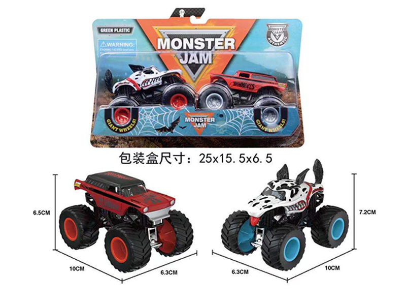 1:64 Slide Monster Truck