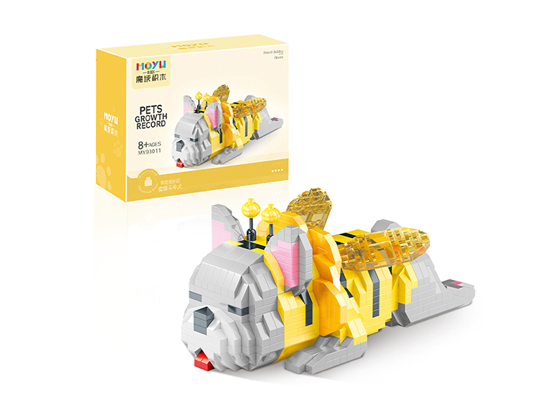 954PCS Bee Bulldog Building Block