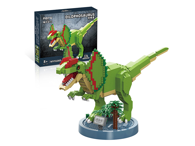 1262PCS Double Ridged Dragon Building Block