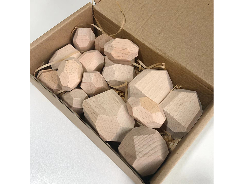 16pcs Wooden Stone  Building Blocks