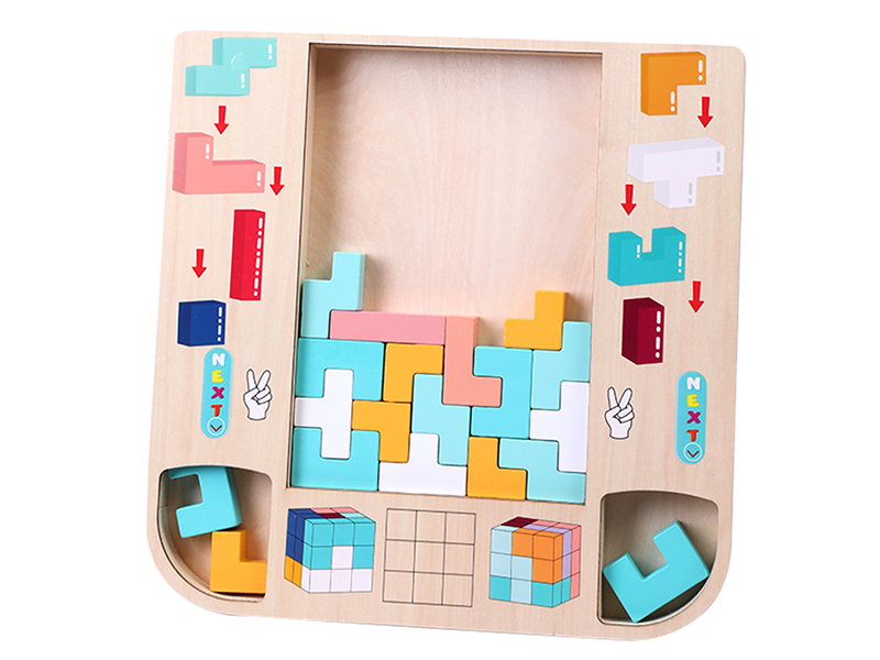 Wooden Multifunction Tetris