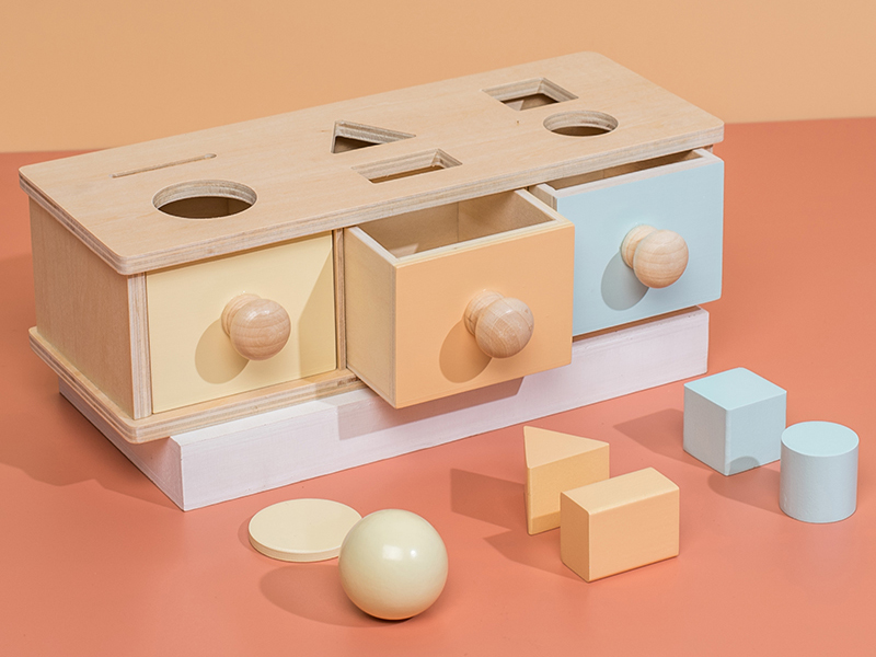 Wooden Ball Drawer  Box