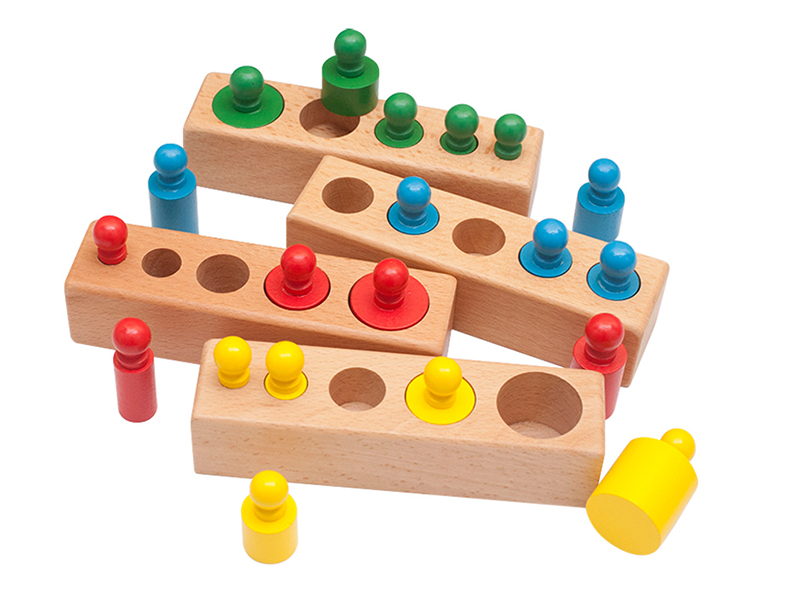 Wooden Color Small Socket Cylinde