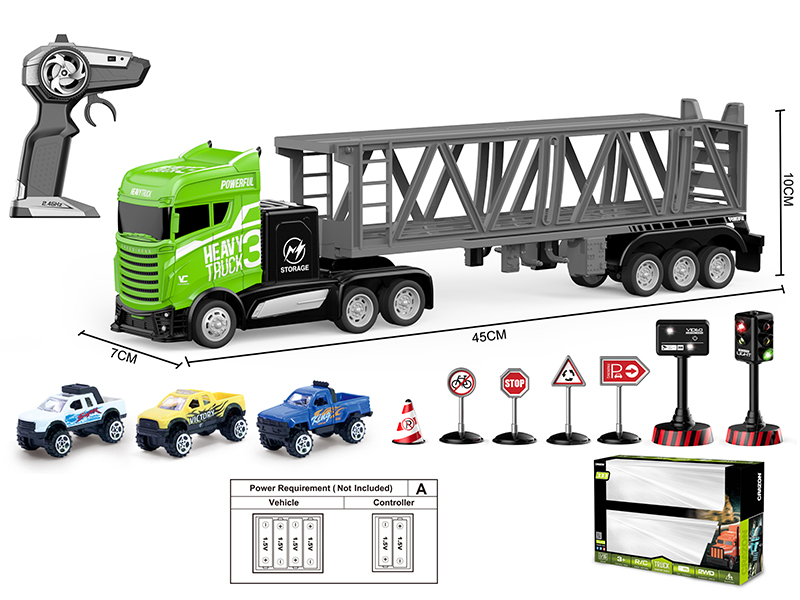 1:16 2.4G 4-Channel Remote Control Trailer(With Sedan Car)
