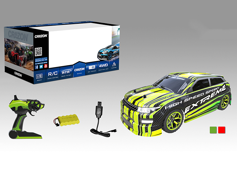 1:18 Remote Control High Speed Cross Country Car