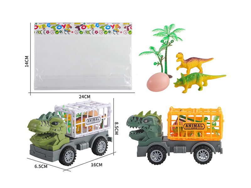 Slide Dinosaur Car
