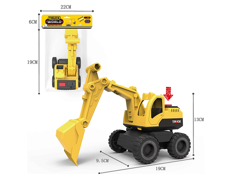 Slide Construction Vehicle Excavator With Sound And Light