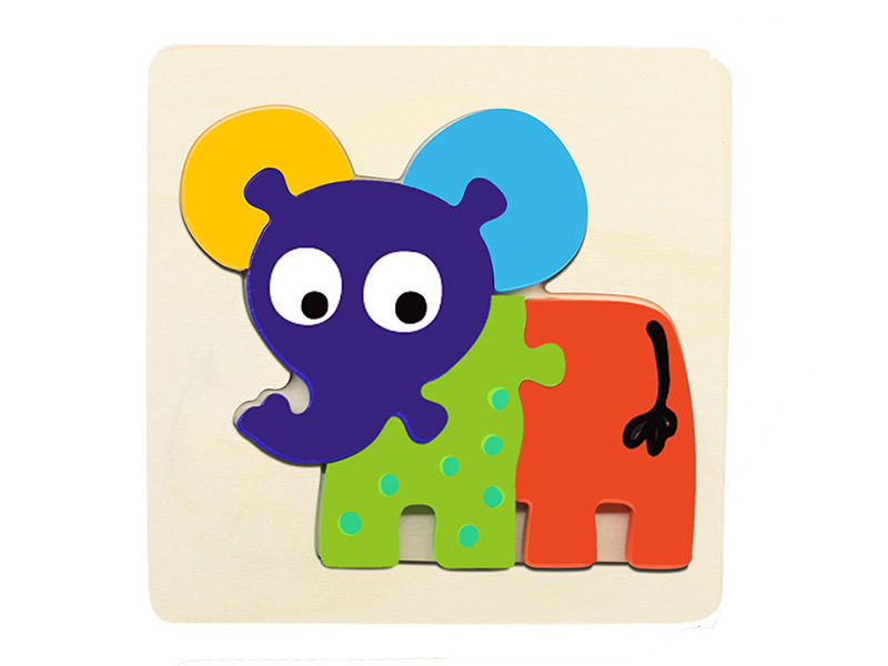 Wooden Puzzle Elephant