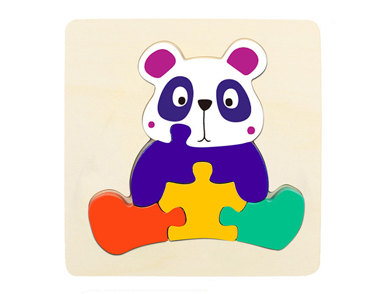 Wooden Puzzle Panda