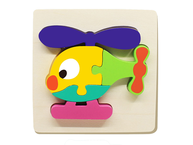 Wooden Puzzle Helicopter