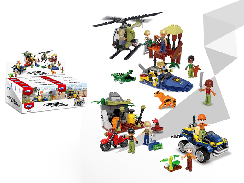 Across The Battlefield Building Blocks 8PCS