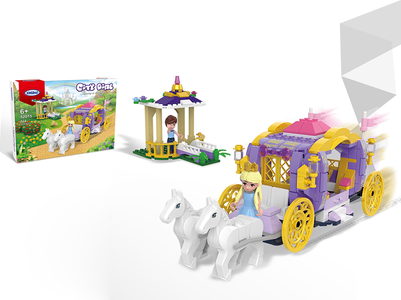City Girl Building Blocks - Princess Carriage 349PCS