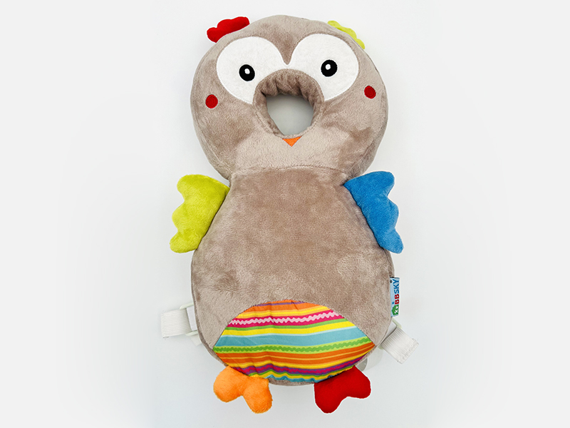 Baby Head Protector Cartoon Owl Security Pillow