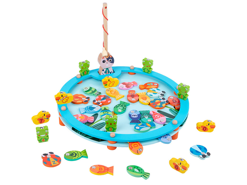 Wooden Magnetic Fishing Game