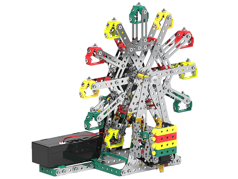 DIY Electric Rotating Ferris Wheel 571pcs