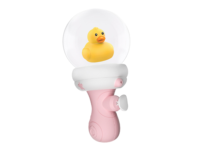 Little Yellow Duck Drifting Bottle Water Gun With Light