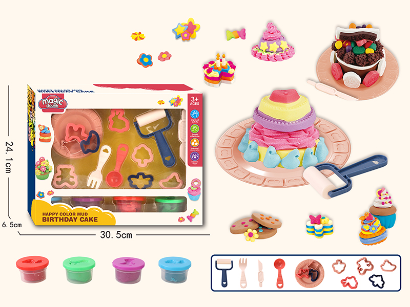 8 Animal Colored Mud