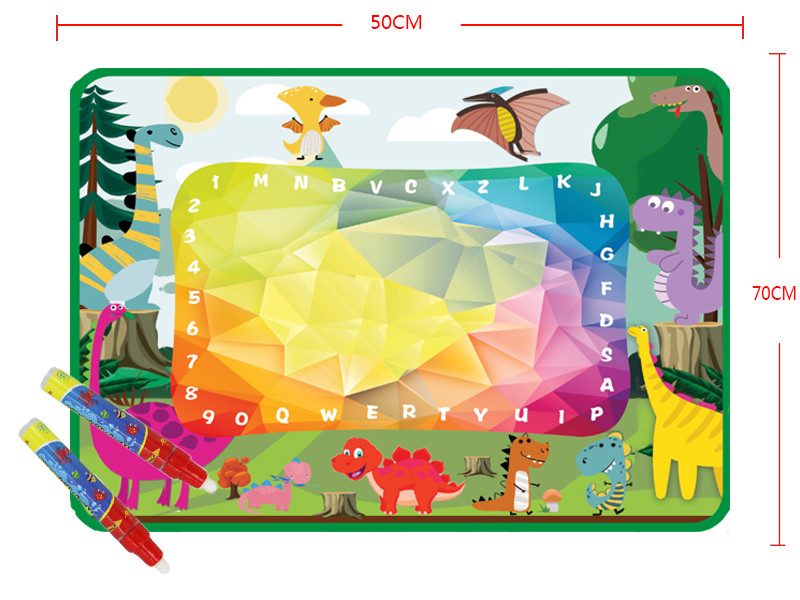 Dinosaur Magical Water Canvas 50*70