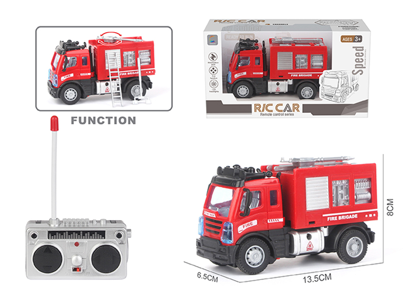 R/C 4CH Fire Water Cannon Truck (Square Head)