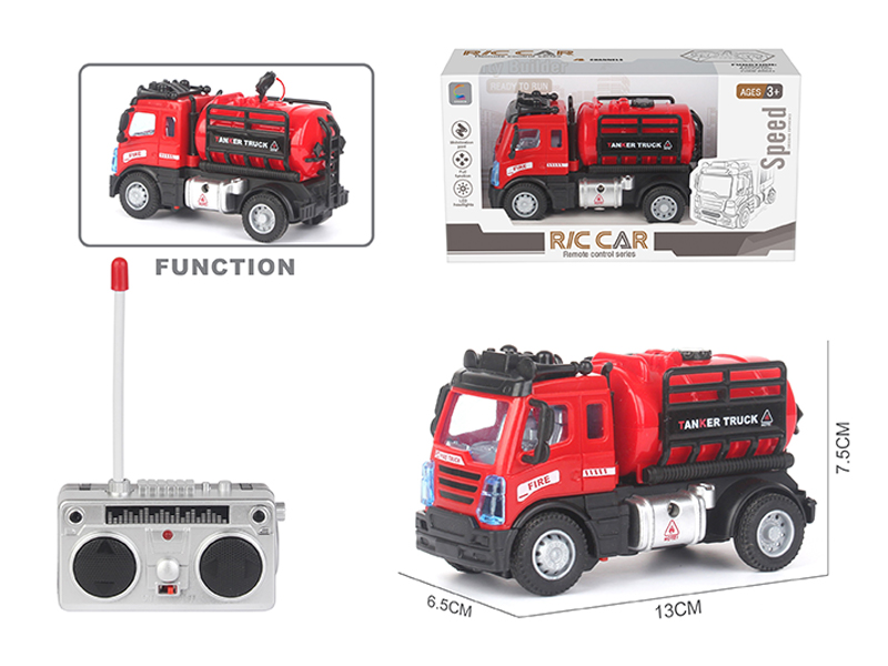 R/C 4CH Fire Water Tanker (Square Head)
