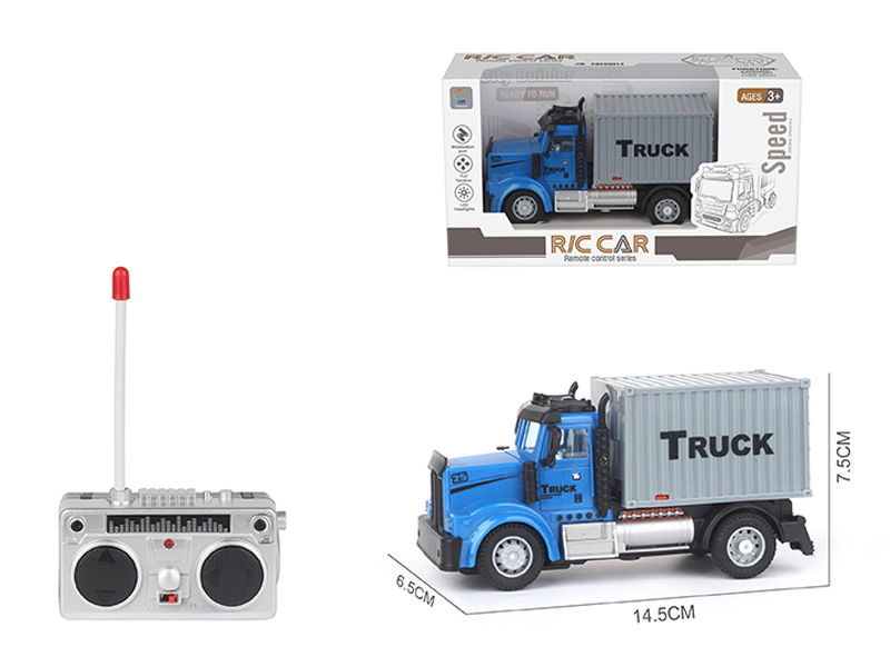 R/C 4CH City Container Truck (Long Head)