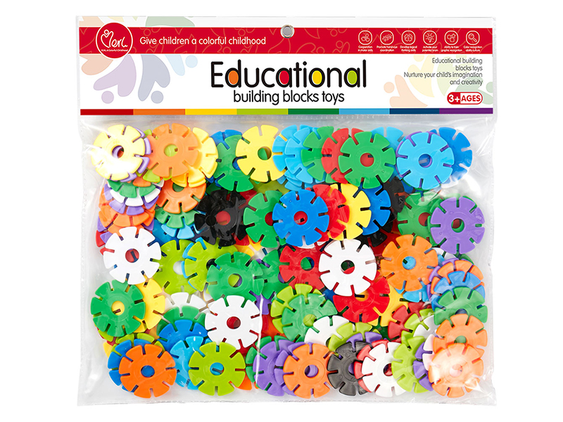 DIY Large Snowflake Building Blocks (About 140PCS)
