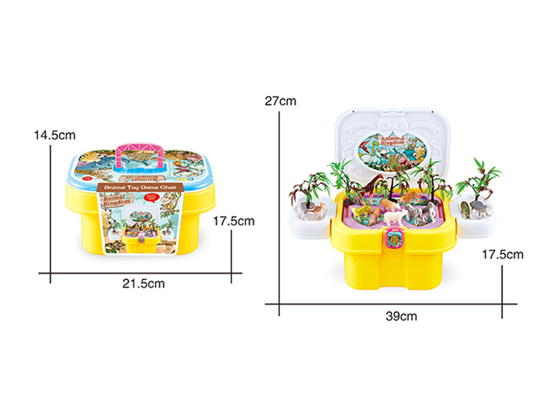 Children'S Animal World Bucket Toys