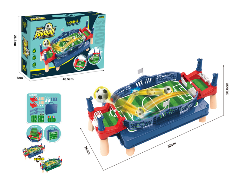 Double Football Table Toy Set