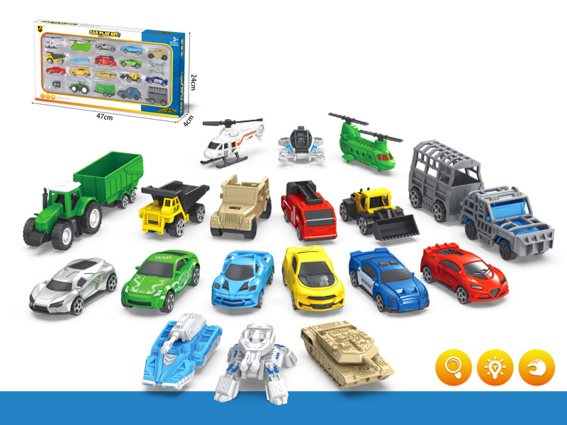 Slide Car Toy Set