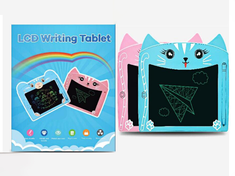 Cartoon Cat Color Handwriting LCD Tablet